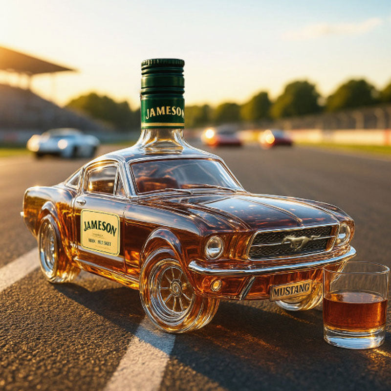 Decantador de Whisky Coche Clásico | Recipiente Transparente-decanters-SeemSeem