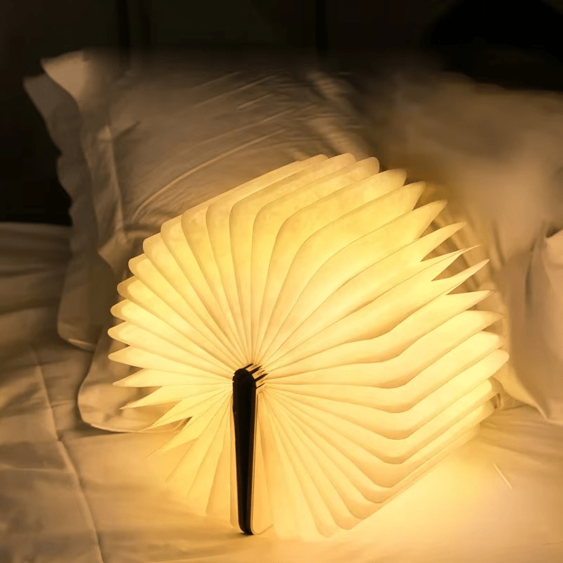 Lámpara Libro LED Plegable | Luz Decorativa Con Diseño De Libro-Lamp-SeemSeem