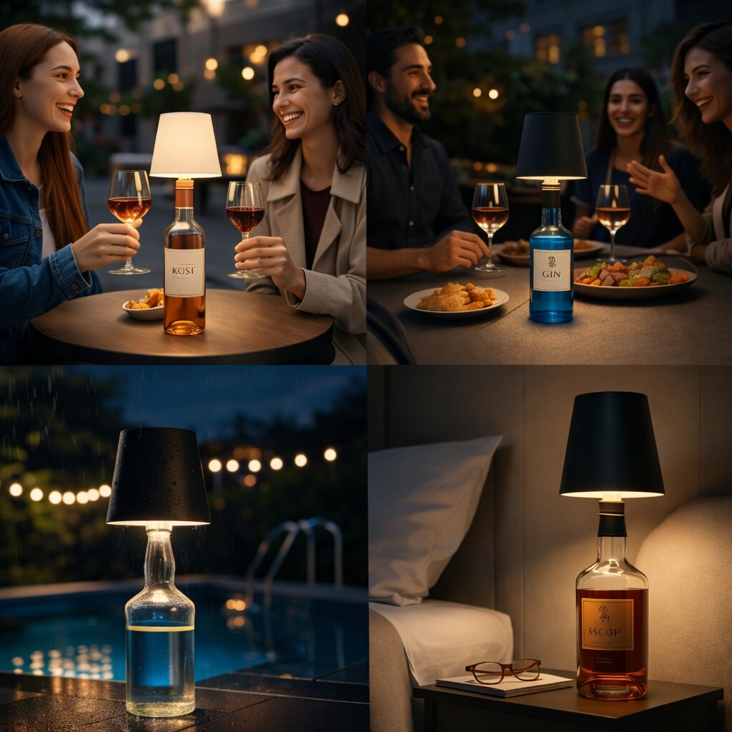 Lámpara Para Botella | Lámpara Led-Table Lamp-SeemSeem