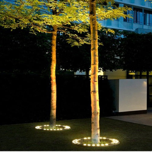 Foco De Árbol Exterior | Iluminación Circular De Suelo-lighting-SeemSeem
