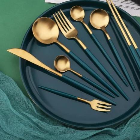 Set De Cubiertos Modernos Para Mesa | Vajilla Contemporánea De Servicio-Flatware-SeemSeem
