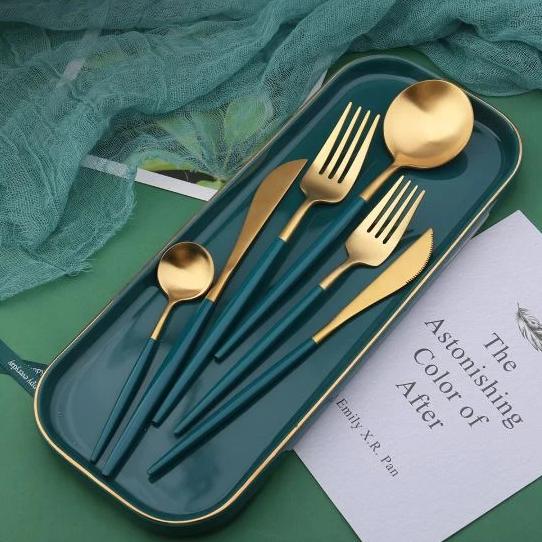 Set De Cubiertos Modernos Para Mesa | Vajilla Contemporánea De Servicio-Flatware-SeemSeem