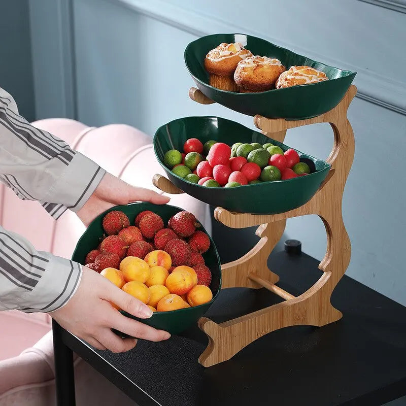 Frutero De Dos Niveles | Soporte Escalonado-Serveware-SeemSeem