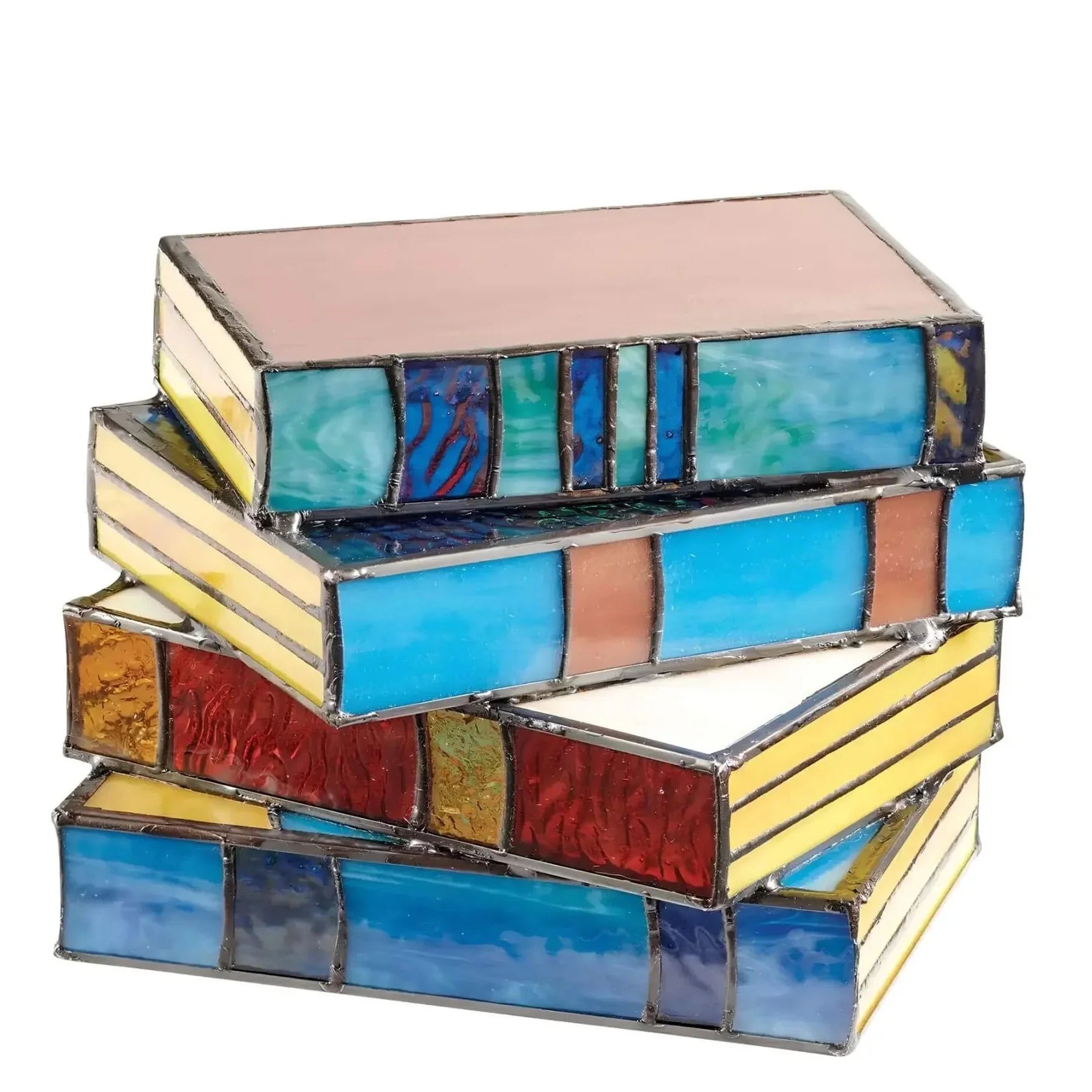 Lámpara Decorativa De Libros Tiffany | Luz Artística De Vitral-Lamp-SeemSeem