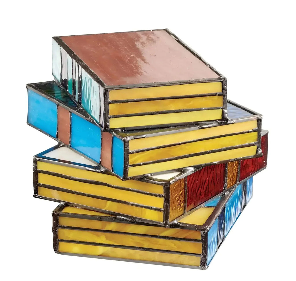 Lámpara Decorativa De Libros Tiffany | Luz Artística De Vitral-Lamp-SeemSeem
