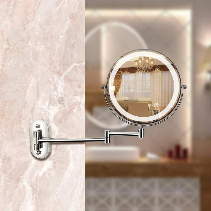 Espejo cosmético de pared con iluminación LED y aumento - Image 11