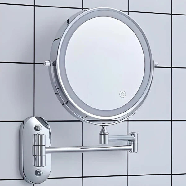 Espejo cosmético de pared con iluminación LED y aumento - Image 12
