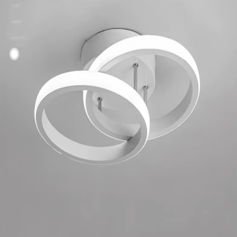 Lámpara de Techo LED Entrelazada | Aros Curvos Para Iluminación Interior-Lamp-SeemSeem