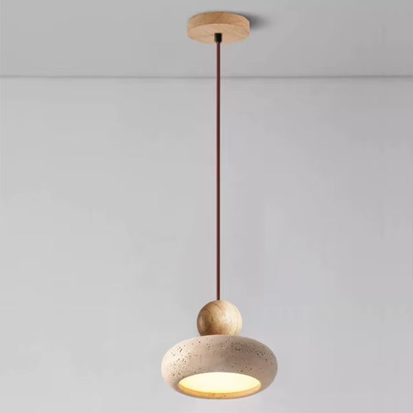 Lámpara Colgante De Piedra | Diseño Minimalista Suspendido-Lamp-SeemSeem
