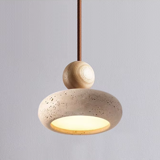 Lámpara Colgante De Piedra | Diseño Minimalista Suspendido-Lamp-SeemSeem