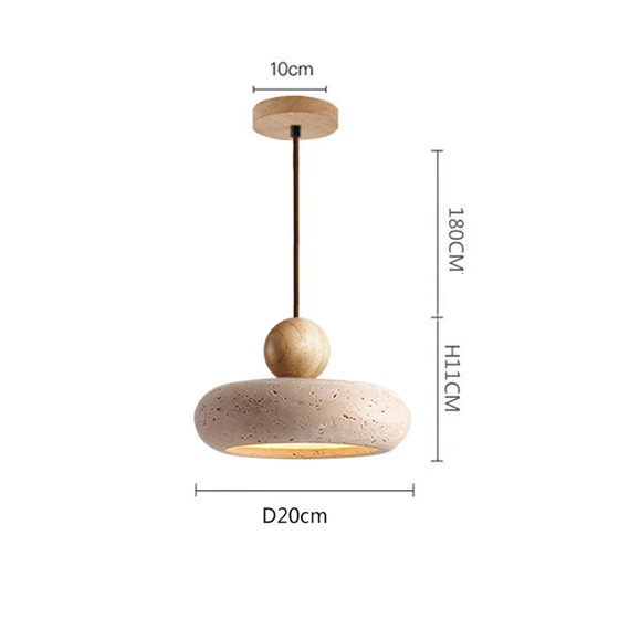 Lámpara Colgante De Piedra | Diseño Minimalista Suspendido-Lamp-SeemSeem