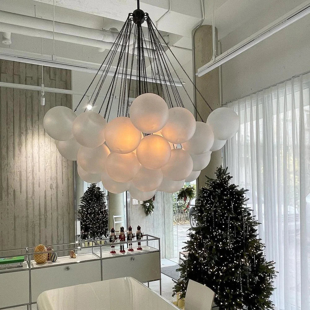 Lámpara Colgante Nube | Diseño De Esferas Suspendidas