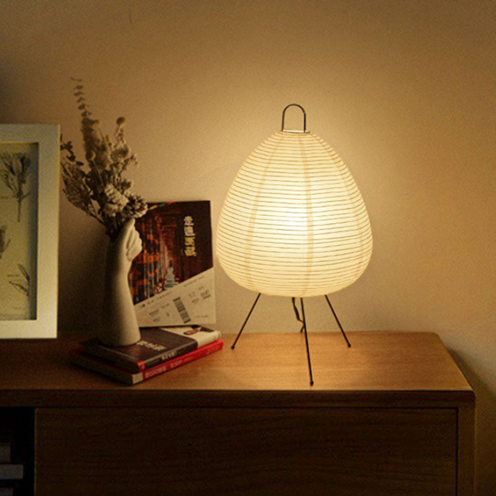 Lámpara De Mesa Con Pantalla Ovalada | Iluminación Decorativa De Sobremesa-Lamp-SeemSeem