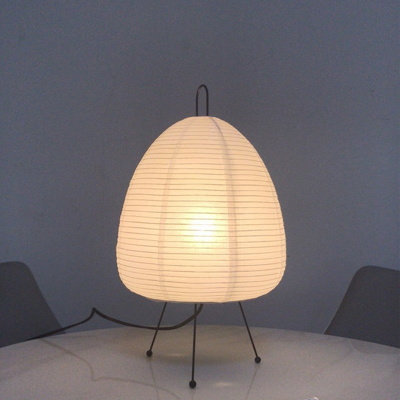 Lámpara De Mesa Con Pantalla Ovalada | Iluminación Decorativa De Sobremesa-Lamp-SeemSeem