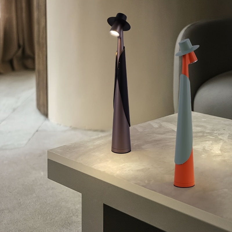 Lámpara De Mesa Escultórica | Iluminación Decorativa De Personaje-Lamp-SeemSeem
