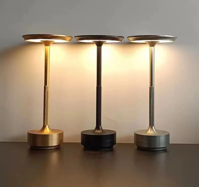 Lámpara De Mesa Recargable Minimalista | Iluminación Portátil Decorativa-Lamp-SeemSeem