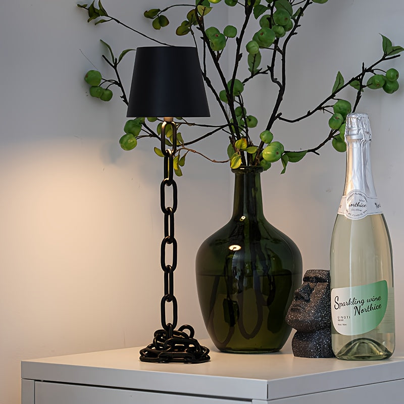 Lámpara De Mesa Vintage | Base De Cadena Decorativa-Lamp-SeemSeem