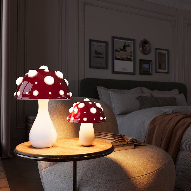 Lámpara Decorativa En Forma De Hongo | Iluminación Temática De Mesa-Lamp-SeemSeem