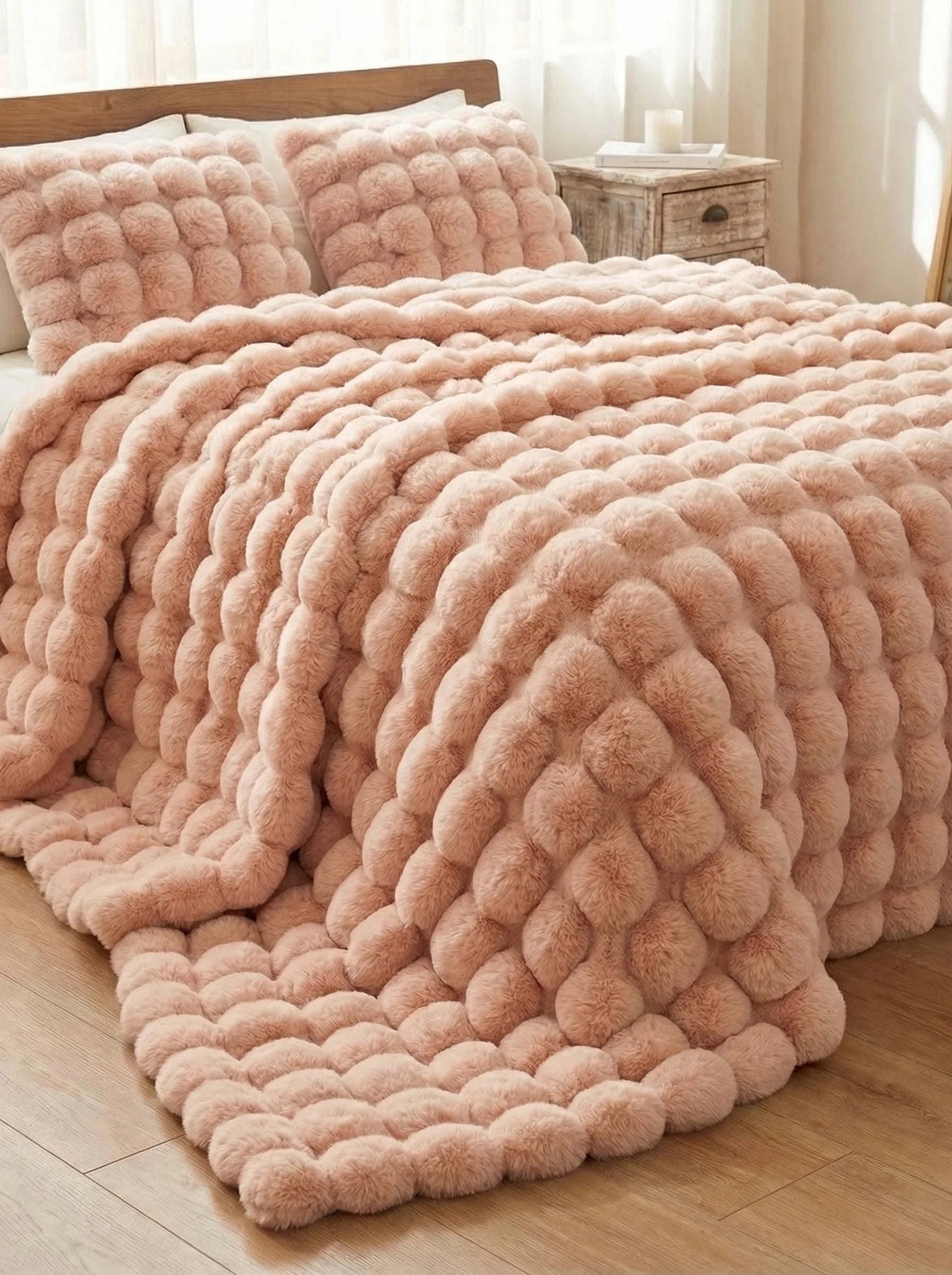 Manta De Felpa Cálida Para Sofá | Manta Suave Y Acogedora Para Cama-Blanket-SeemSeem