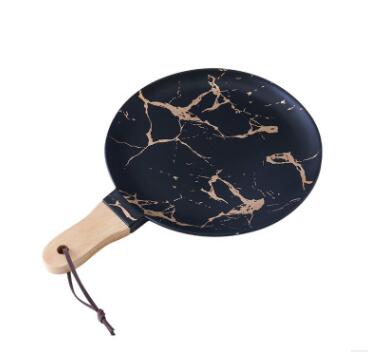 Set De Bandejas Decorativas | Vajilla Con Diseño Marmoleado-Serveware-SeemSeem