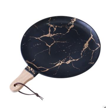 Set De Bandejas Decorativas | Vajilla Con Diseño Marmoleado-Serveware-SeemSeem