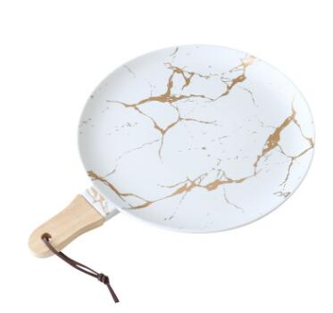 Set De Bandejas Decorativas | Vajilla Con Diseño Marmoleado-Serveware-SeemSeem