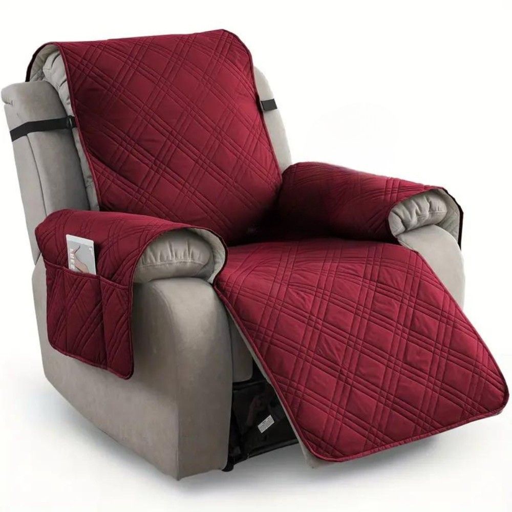 Protector Acolchado para Sillón Reclinable | Cubierta con Bolsillo Lateral para Sofá-covers-SeemSeem