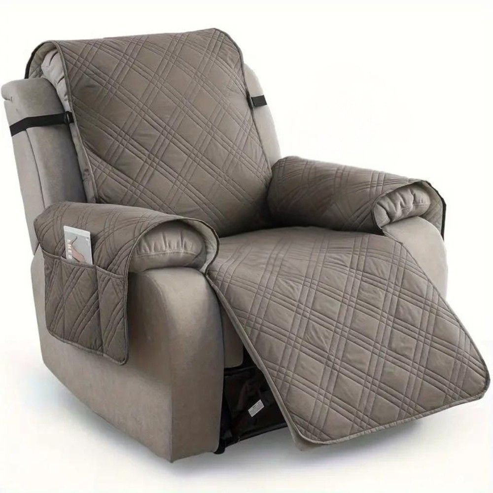 Protector Acolchado para Sillón Reclinable | Cubierta con Bolsillo Lateral para Sofá-covers-SeemSeem