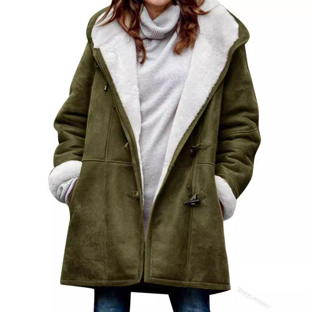 Abrigo Con Capucha Para Mujer | Forro Polar · SeemSeem