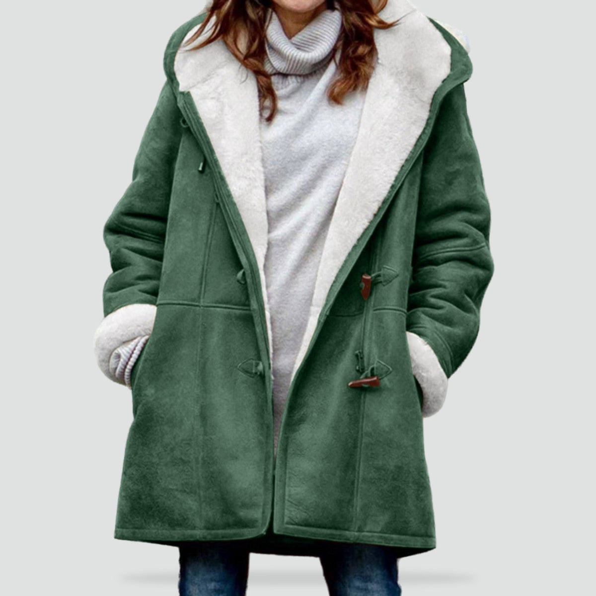 Abrigo Con Capucha Para Mujer | Forro Polar · SeemSeem