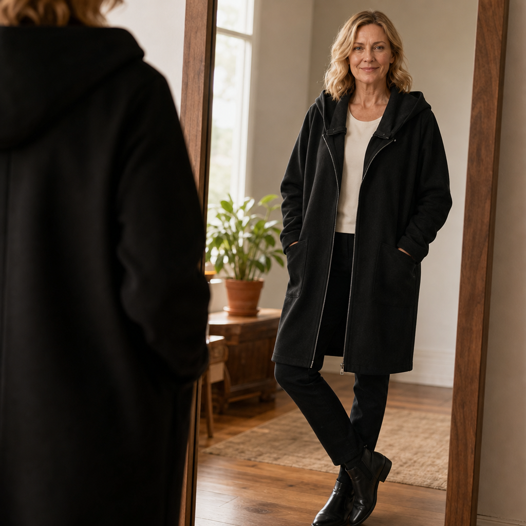 Abrigo Oversized Para Mujer | Con Capucha · SeemSeem