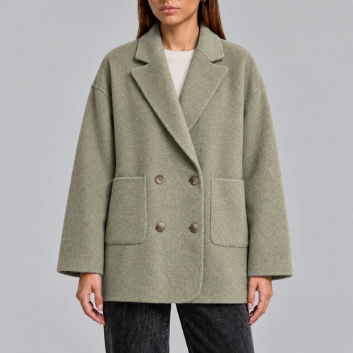 Abrigo Oversized Para Mujer | Doble Botonadura · SeemSeem