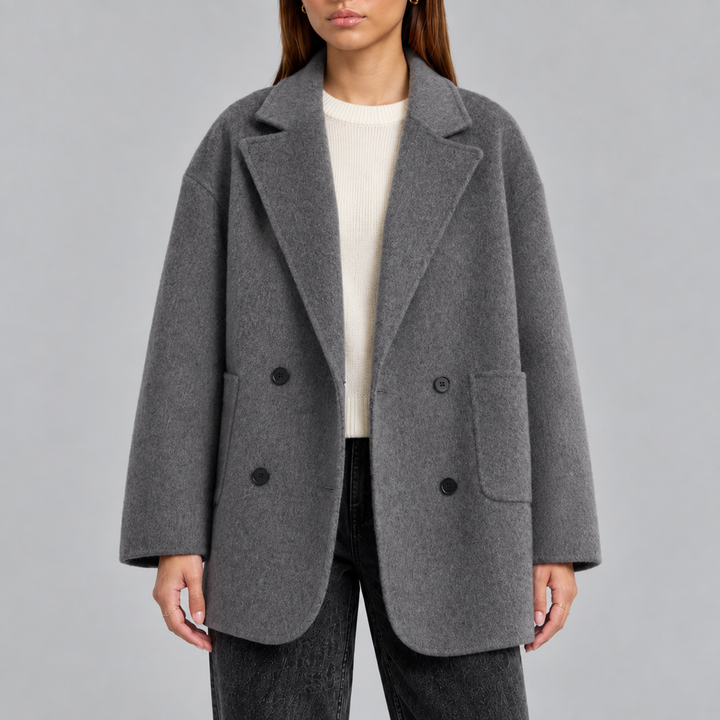 Abrigo Oversized Para Mujer | Doble Botonadura · SeemSeem
