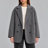 Abrigo Oversized Para Mujer | Doble Botonadura