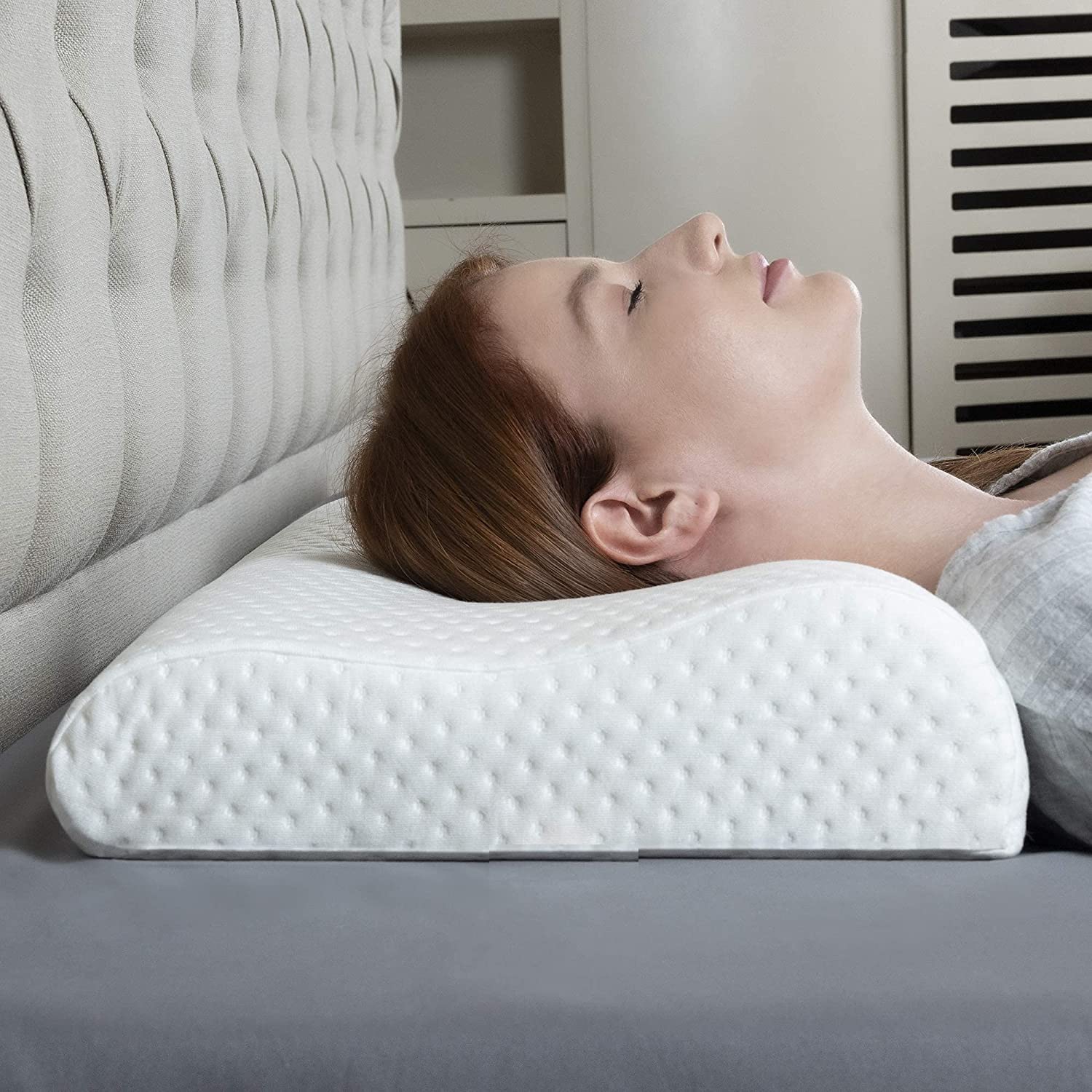 Almohada Cervical Ergonómica | Doble Altura · SeemSeem