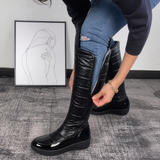 Botas Altas Acolchadas Para Mujer | Suela Plataforma