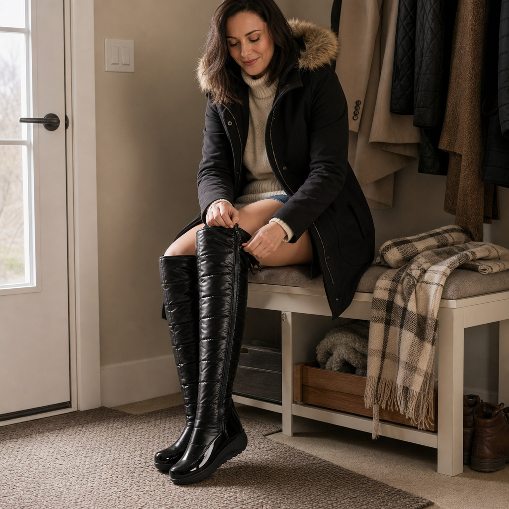 Botas Acolchadas Para Mujer | Caña Alta · SeemSeem