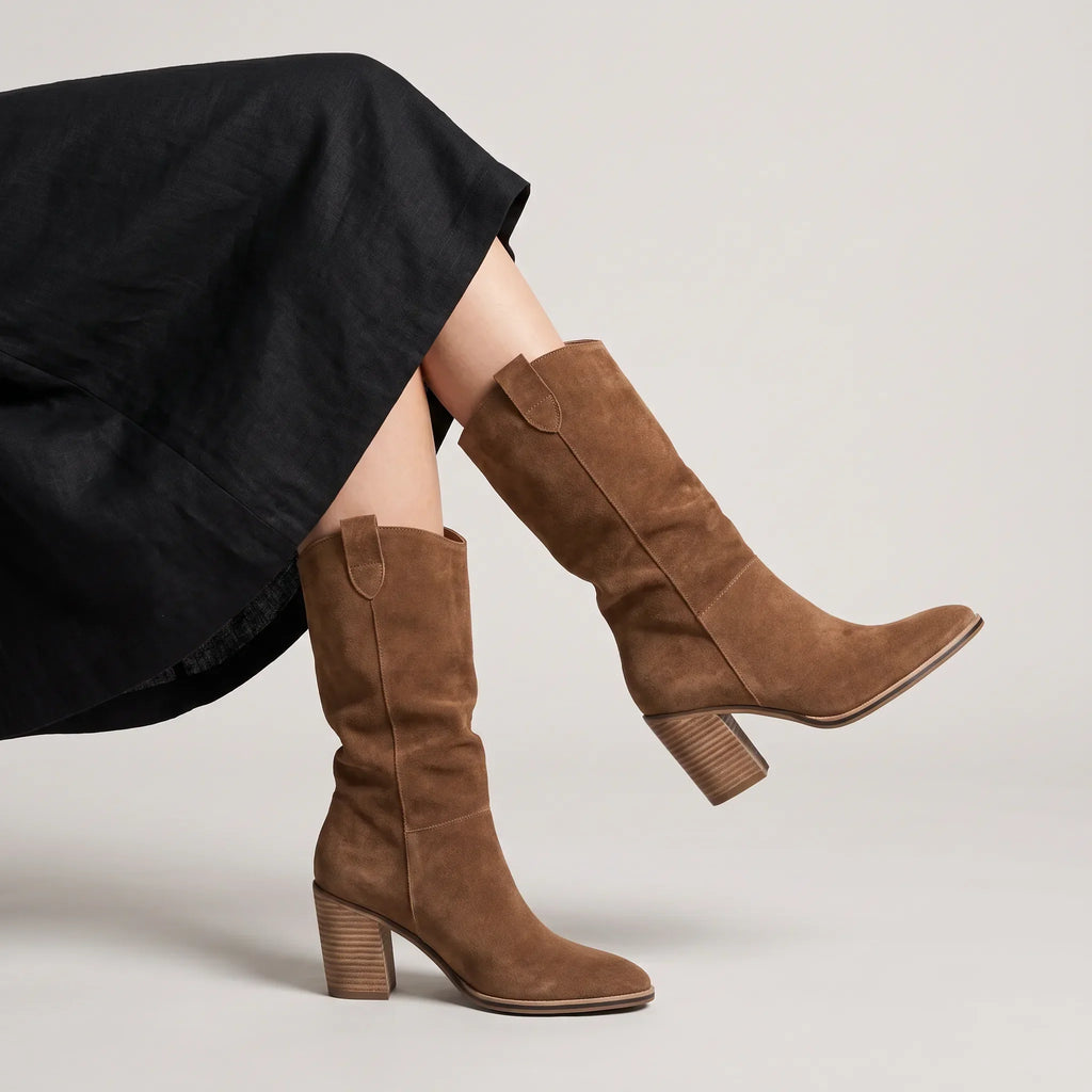 Botas Altas De Tacón Para Mujer | Ante · SeemSeem