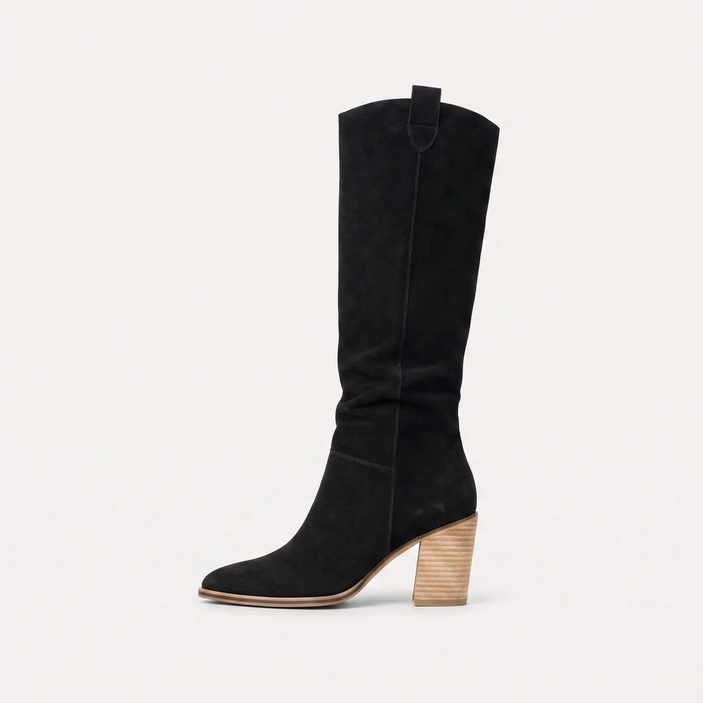 Botas Altas De Tacón Para Mujer | Ante · SeemSeem