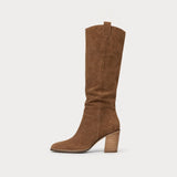 Botas Altas De Tacón Para Mujer | Ante