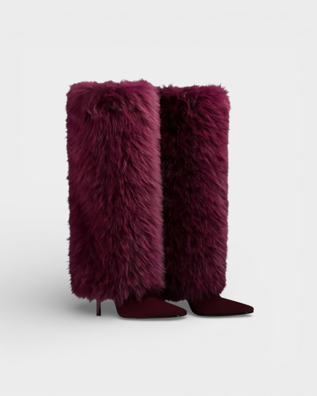 Botas Altas De Tacón Para Mujer | Pelo Sintético · SeemSeem