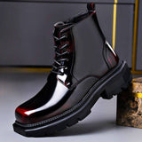 Botas Con Cordones Para Hombre | Piel