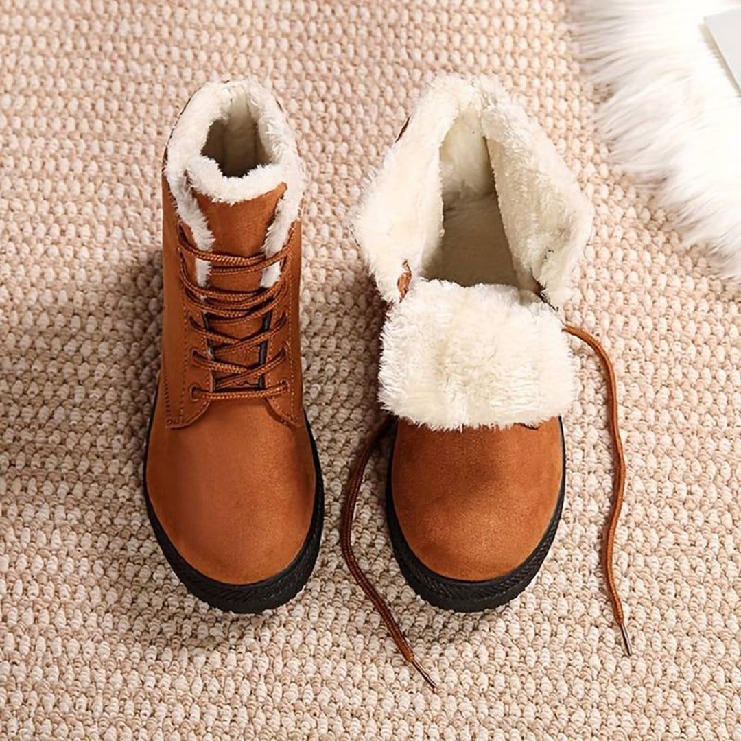 Botas Con Cordones Para Mujer | Forro Peludo · SeemSeem