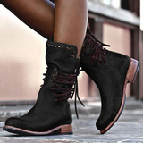 Botas Con Cordones Para Mujer | Tachuelas