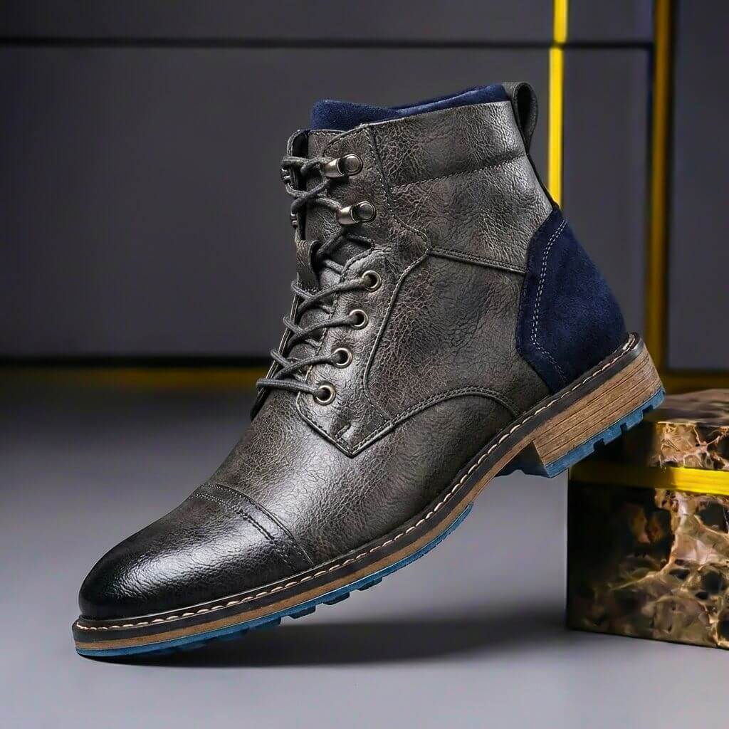 Botas De Cordones Para Hombre | Piel Auténtica · SeemSeem
