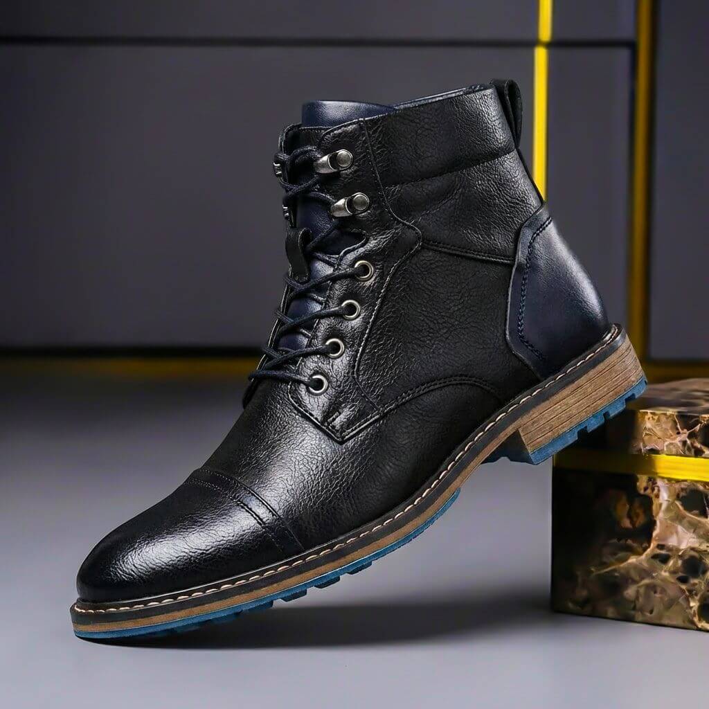 Botas De Cordones Para Hombre | Piel Auténtica · SeemSeem