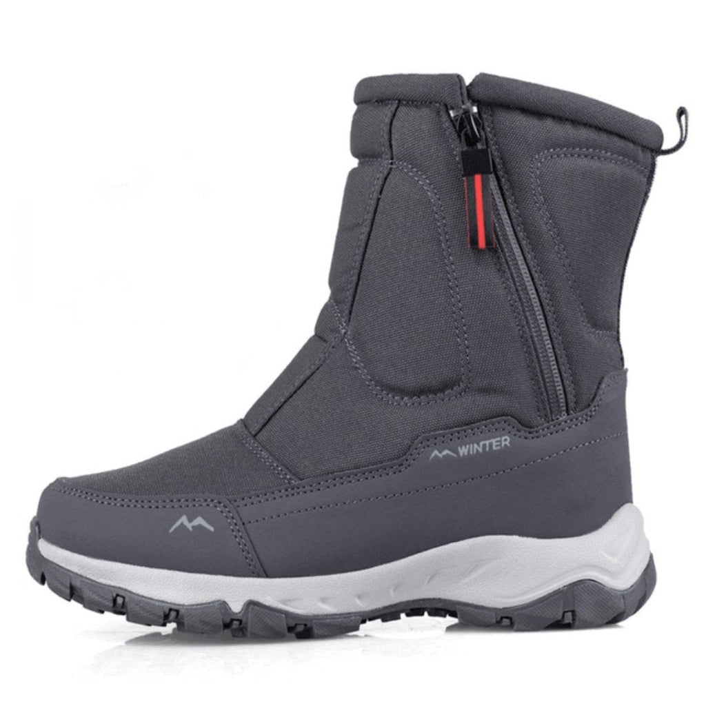 Botas De Invierno Con Cremallera Para Hombre | Suela Antideslizante · SeemSeem
