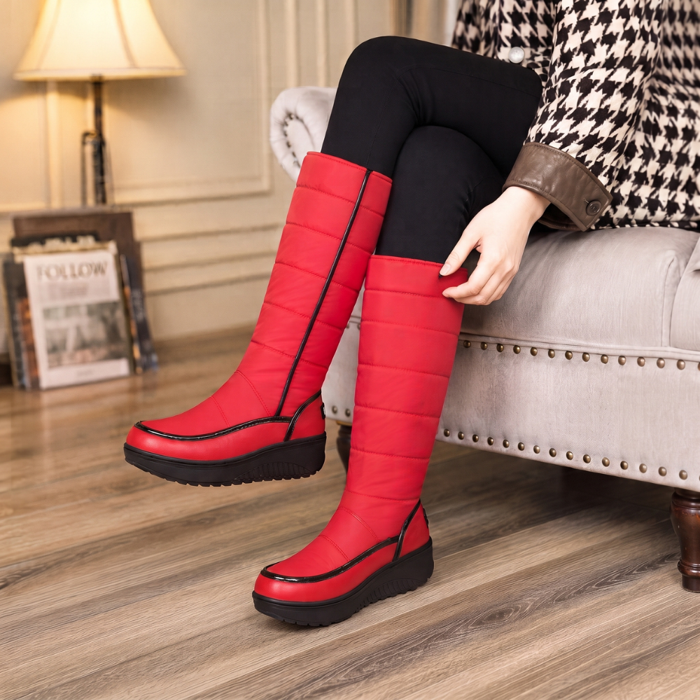 Botas De Nieve Altas Para Mujer | Forro Polar · SeemSeem