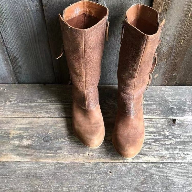 Botas De Tacón Para Mujer | Cierre Cremallera · SeemSeem