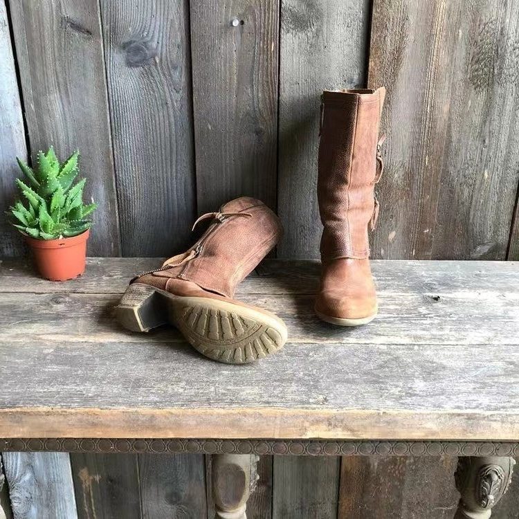 Botas De Tacón Para Mujer | Cierre Cremallera · SeemSeem